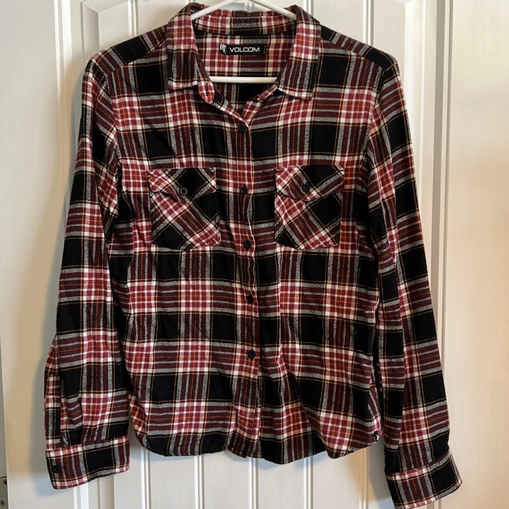 Volcom Plaid Button Down (S)